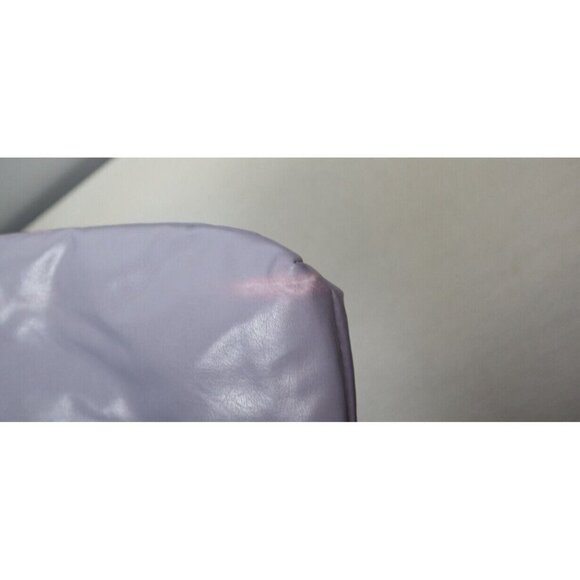 VINTAGE 80s 90s LIGHT PURPLE LAVENDER FAUX LEATHER PURSE - BAG BAZAAR - Picture 12 of 13